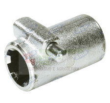 Boussole Cannelé 1 " 3/8 Z6 L=130MM Manche Femelle Cardan Prise De Force