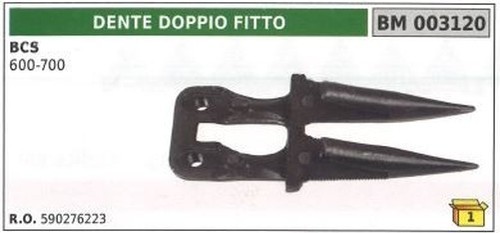 Dente double fitté pour - double,
