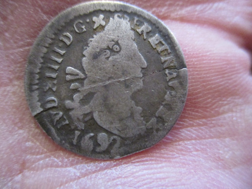 Monnaie argent louis xiv - monnaie,