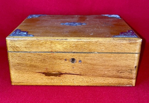 Coffret ancien bois avec - ancien,