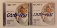 2 mini  DVD-RW SONY  1.4 GB/GO  8 cm  30 minutes pour camescope neufs