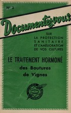 RHONE-POULENC - LE TRAITEMENT HORMONE DES BOUTURES DE VIGNES
