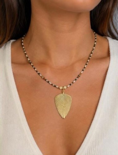 Collier amazone perles - collier, l'amazone