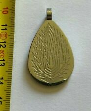 1 Pendentif; "LEGION" en métal Acier Chromé 