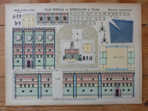 Maquette papier palais - maquette,