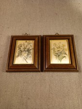 Deux tableaux sur soie