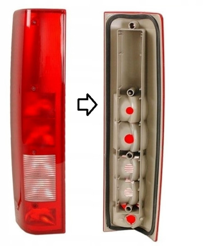 Lampe feu arriere gauche iveco - feu,