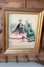 ANCIEN CADRE PROFOND EN BOIS