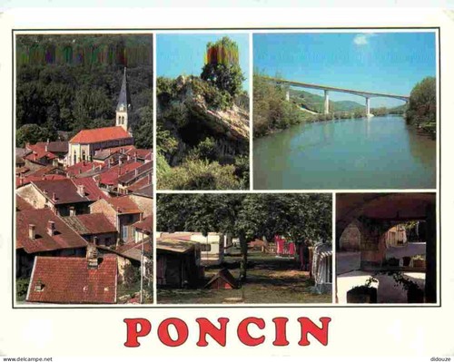 Carte postale poncin - postale,