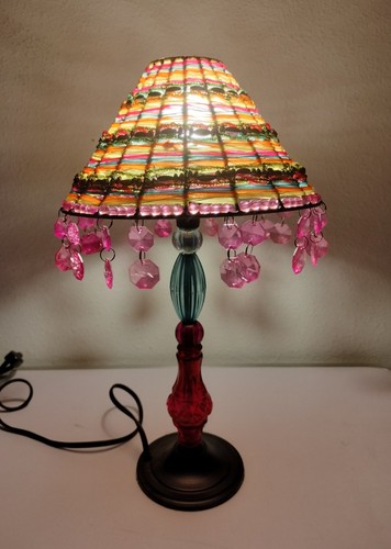 Hoppy lobby lamp hand beaded - lobby,