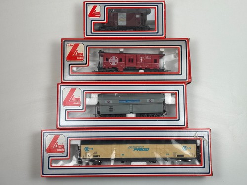 Lima lot 4 wagons de - ho,