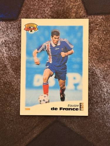1996 panini zinedine zidane - panini,
