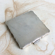 Poudrier Ancien Argent 925