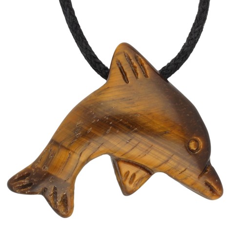 Pendentif dauphin pierre - pendentif,