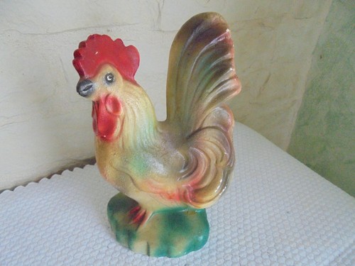 Tirelire coq plâtre à - tirelire,