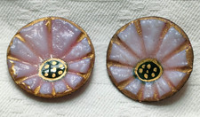 Ancien boutons , émail 