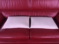 2 Oreillers En Plumes naturelles Occasion En Toile a Matelas  ￼40 X 60 Cm