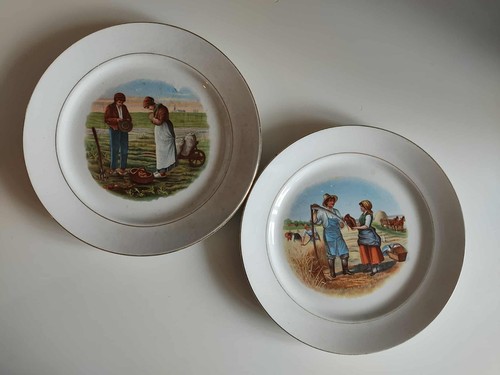 Lot deux assiettes - lot,