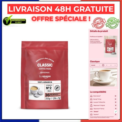Dosettes café 100 - %, arabica