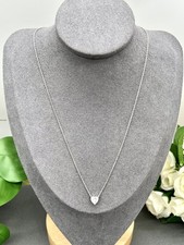 Collier Elsa lee argent Coeur Solitaire oxyde Argent 925 Millième (22 CT) 2,75g