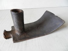 OUTIL ANCIEN * FER FORGÉ XIXè * HERMINETTE  à TALON de SABOTIER / TONNELIER