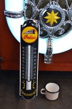 plaque émaillée INDIAN thermomètre enamel sign