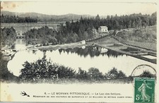CPA LAC DES SETTONS  ( 58 ) Réservoir de 400 Hectares le Morvan Pittoreque