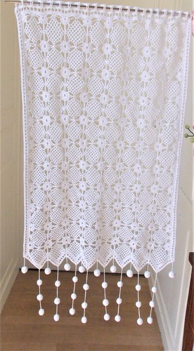 Rideau crochet main artiisanat - crochet,