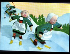 BECASSINE aux SPORTS d'HIVER "POUPEES REINE DEGRAIS"