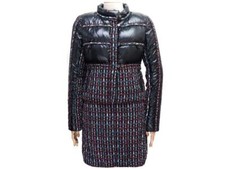 NEUF TAILLEUR CHANEL BLOUSON MATELASSE + JUPE DROITE 38 M TWEED LAINE SUIT 6500€