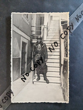 Carte Photo d'un tankiste 1940