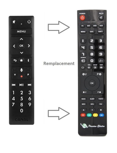 Télécommande remplacement - télécommande,