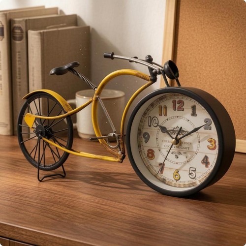 Horloge vélo fer - en,