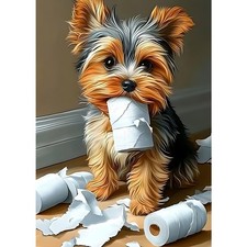 Peinture Diamant Adulte, Chiot