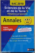 § ABC BAC ANNALES : SVT