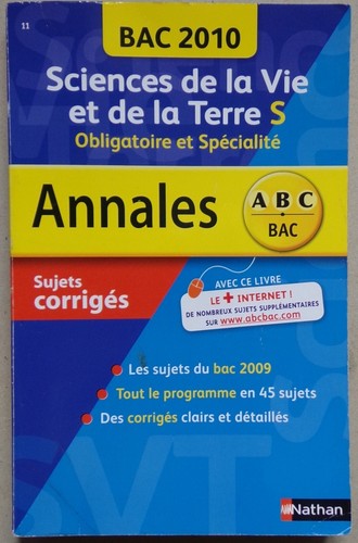 Abc bac annales svt - annales, :