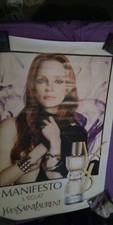 Affiche  parfum 120X170  MANIFESTO   L'ECLAT avec JESSICA  CHASTAING d'YSL