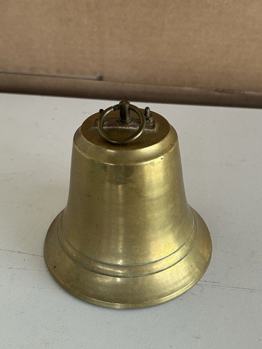 Ancienne cloche bronze laiton - laiton,