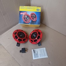 2 Avertisseurs sonore Klaxon aiguës et grave puissants 118db 12V