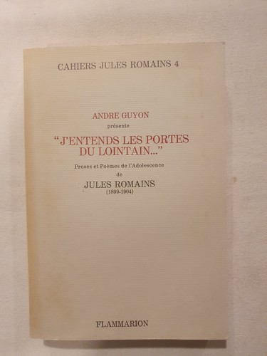 Jules romains entends les - jules, j’entends