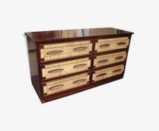 Commode à 6 tiroirs en acajou