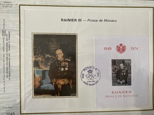 Monaco feuillet cef 69 - cef,