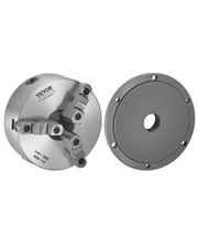 VEVOR Mandrin de Tour à 3 Mâchoires Auto-centrage 200 mm Plaque Support Filetée