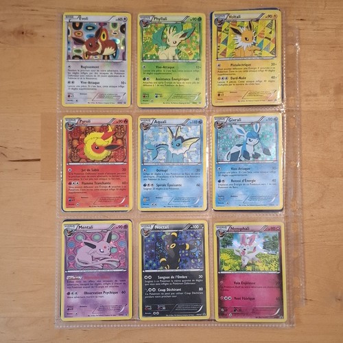 Lot cartes pokemon evoli - pokemon,
