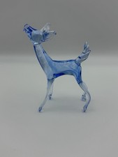 ANCIENNE STATUE DE VERRE BICHE