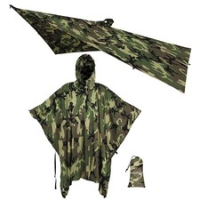 Poncho de pluie camouflage