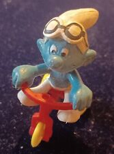 Figurine Schtroumpf Tricycle. Occasion.