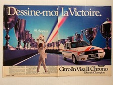 PUBLICITE 1982 - CITROEN VISA II CHRONO L'ANNEE CHAMPION