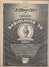 Publicité ancienne sept 1928