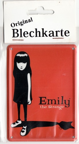 Plaque metal 11x8 emily - cm,